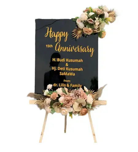 Papan Bunga Akrilik Karang Kedawung