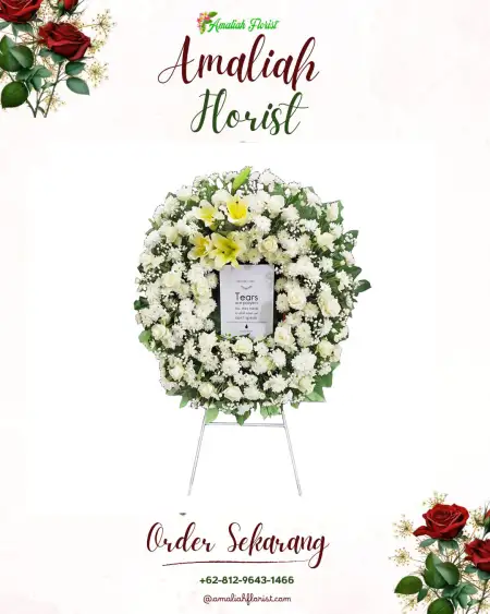 Krans Bunga Duka Karang Kedawung